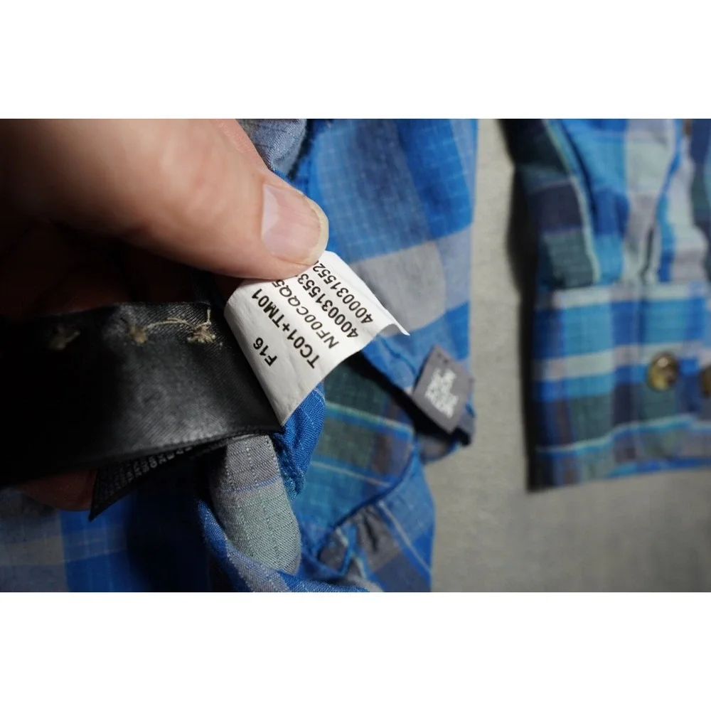 The North Face Mens‎ XL Long Sleeve Button Up Shirt Regular Fit Multicolor Plaid